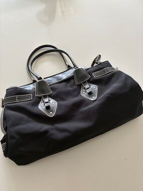 Black Duffle purse with Black Trim